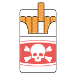 Cigarette Pack with 4,000 chemicals and 50 known carcinogens