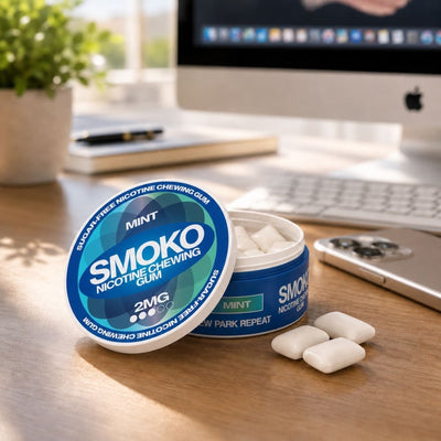 SMOKO Nicotine Gum - use them anywhere you can't smoke or vape - like in the office