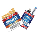 SMOKO E-Cigarette Starter Kit Deal - E-Cig Starter Kit + 1 Pack Havana 2.0% E-Cig Refills - Made in the UK