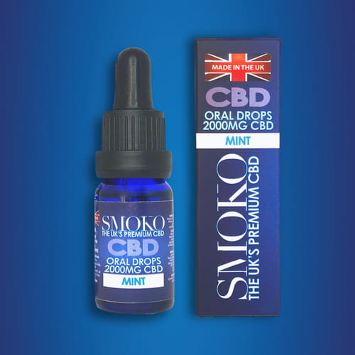 SMOKO's 2000MG CBD Oils are made from the highest quality CBD extract from organically grown cannabis sativa plants